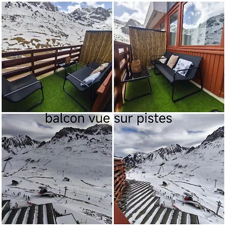 Apartment T2, 34m2, Pied De Piste, 4 A 6 Pers, 1 Chambre, Parking Prive Sousterrain